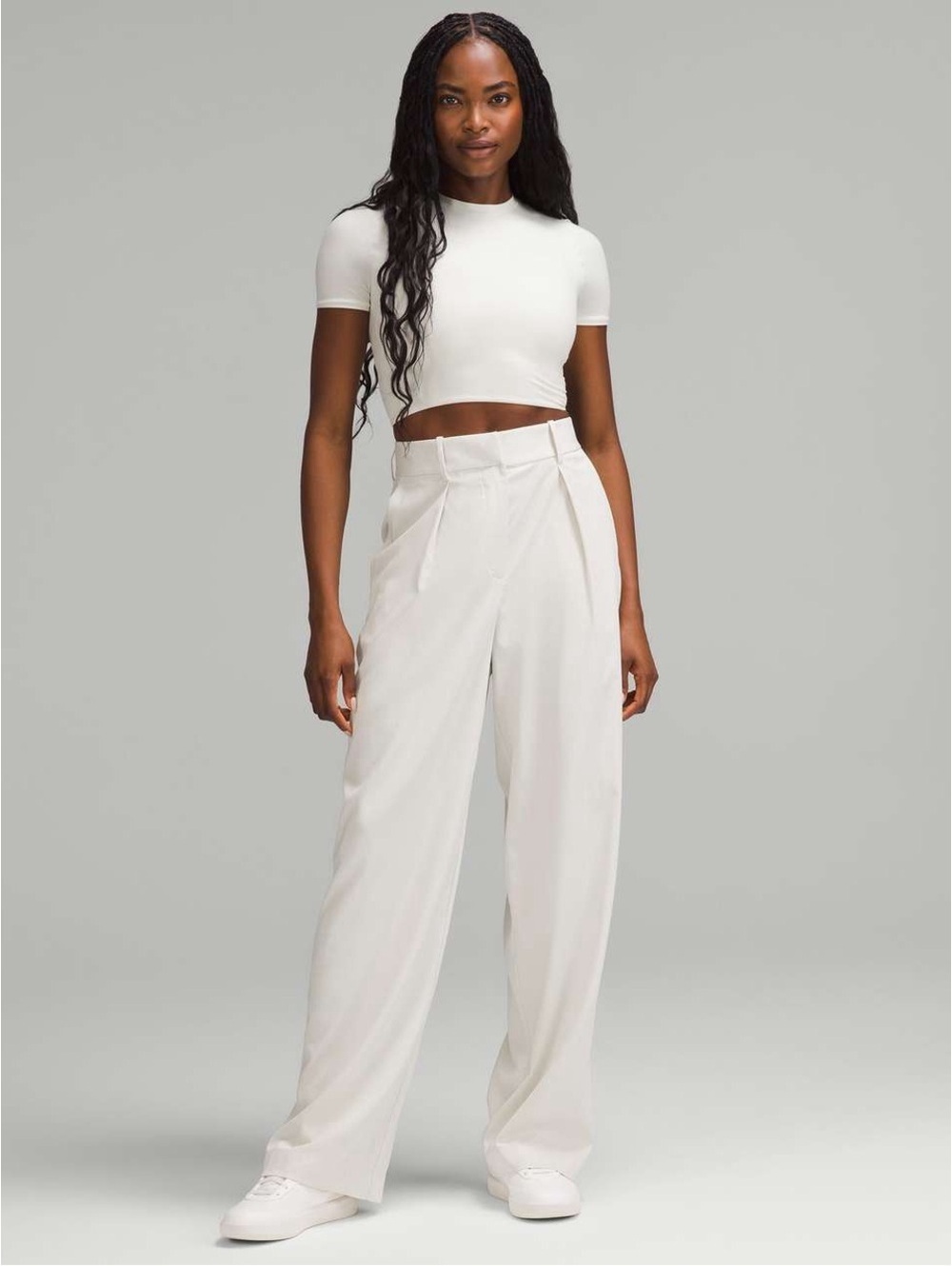 🆕🤍 Lululemon Pleat Front High Rise Trouser Regular Length - Bone